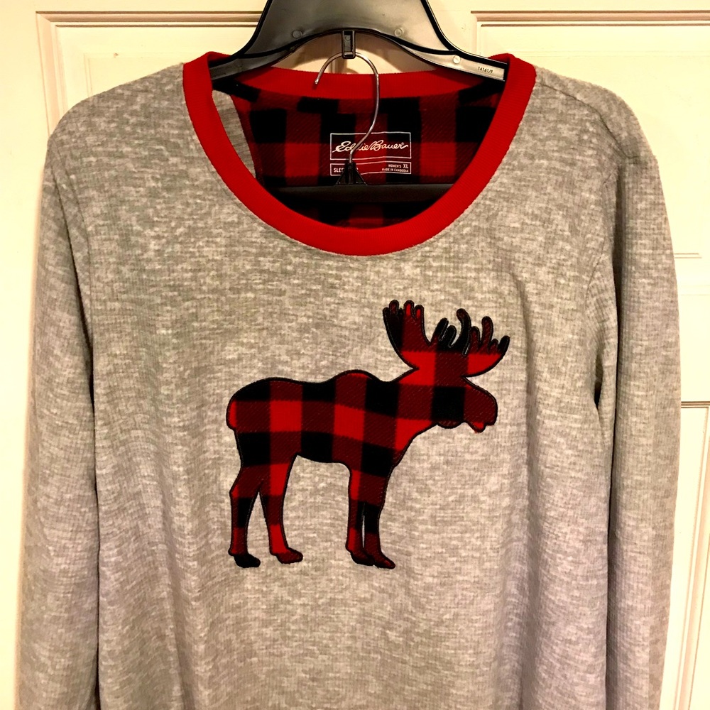 Eddie Bauer Moose Emblem Pajamas for Women